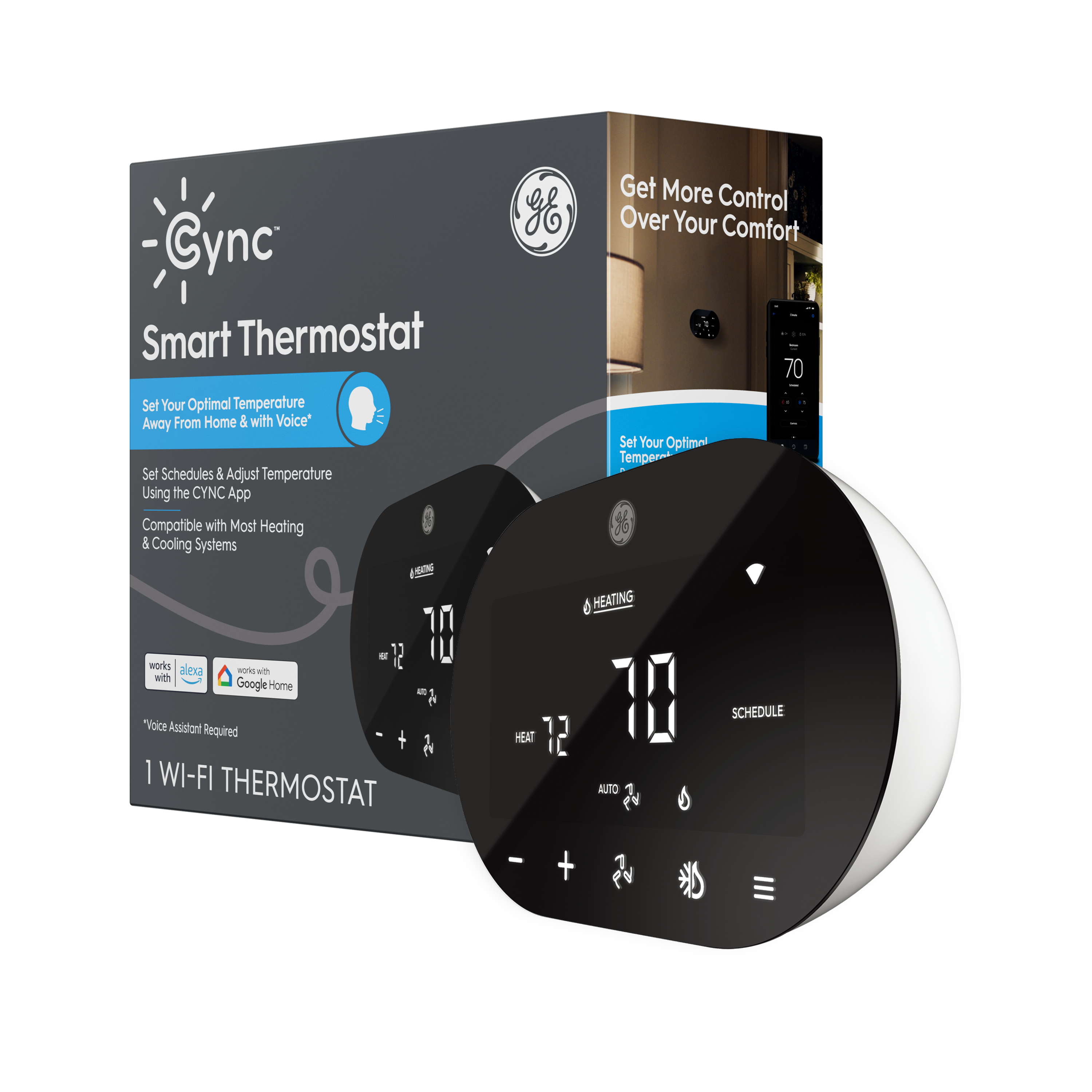 GE Cync Smart Thermostat (1-Pack)